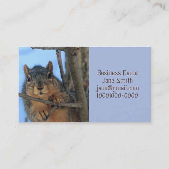 Carte De Visite Bonjour (Devant)