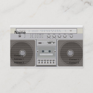 Carte De Visite Boombox