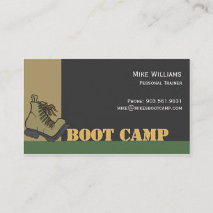 Carte De Visite Boot Camp - noir