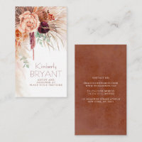 Bord de mer Pampas Grass et Fleurs de Terracotta B