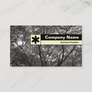 Carte De Visite Bord étiqueté - Branches japonaises 01