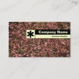 Carte De Visite Bord étiqueté - Fleur de cerisier 02