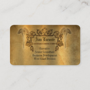 Carte De Visite Bord rond d'affaires de Larosée personnalisable