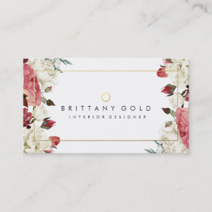 Carte de visite botanique de dessinateur