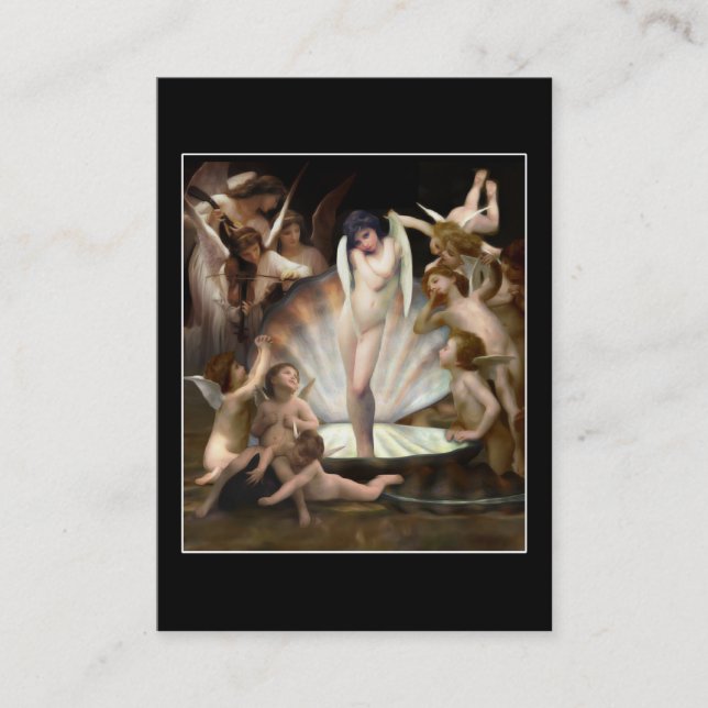 Carte De Visite Bouguereau's Angels Surround (Devant)