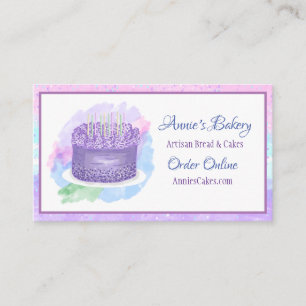 Carte De Visite Boulangerie   Anniversaire de cuisson au gâteau   