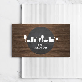 Carte De Visite Boulangerie, Bar, Café Life sur Arrière - plan rus