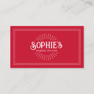 Carte De Visite boulangerie boulangerie pâtisserie Chef cuisine Lo