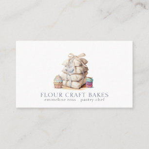 Carte De Visite Boulangerie boulangerie Pâtisserie Chef Sachets de