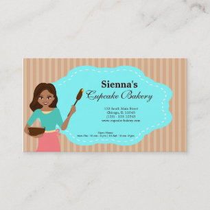 Carte De Visite Boulangerie Cupcake
