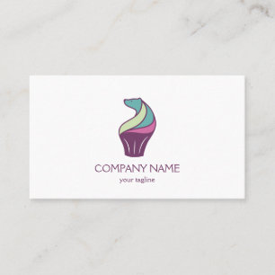 Carte De Visite Boulangerie Cupcake Cute Moderne