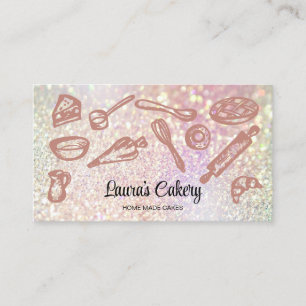 Carte De Visite Boulangerie de boulangerie et d'ustensiles de Cuis
