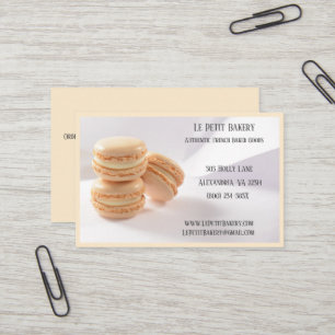 Carte De Visite Boulangerie de champagne Baker pâtisserie Chef Van