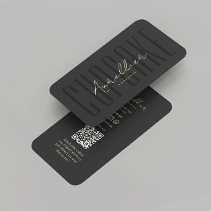 Carte De Visite Boulangerie de cupcake maison moderne Traiteur en