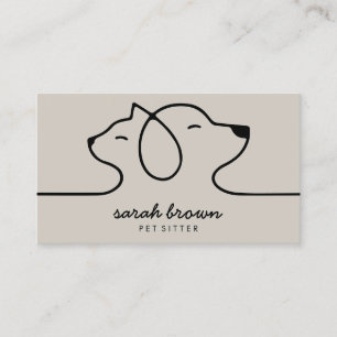 Carte De Visite Boulangerie de friandises pour chiens chats animau