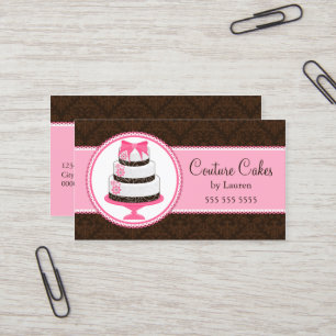 Carte De Visite Boulangerie de gâteau de couture