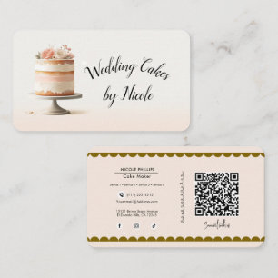 Carte De Visite Boulangerie de gâteau de niveau flush Connexion au