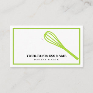 Carte De Visite Boulangerie de Whisk de cuisine moderne