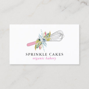 Carte De Visite Boulangerie de Whisk Floral