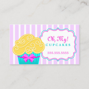 Carte De Visite Boulangerie lunatique de petit gâteau