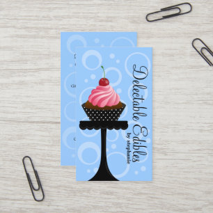 Carte De Visite Boulangerie lunatique de petit gâteau