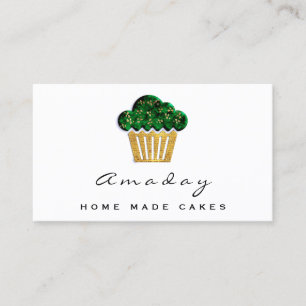 Carte De Visite  Boulangerie Maison Gâteaux Fabriqués Logo Muffi