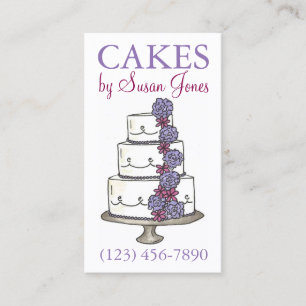 Carte De Visite Boulangerie Mariage Gâteau décorateur Pâtisserie