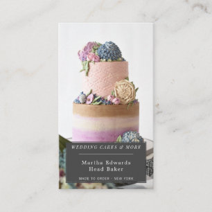 Carte De Visite Boulangerie moderne rustique mariage photographie 