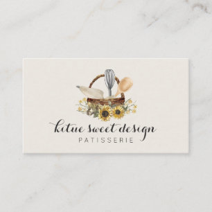 Carte De Visite Boulangerie Pâtisserie Artiste Décoration Gâteau