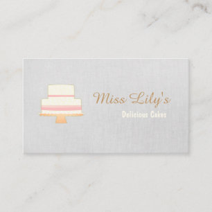 Carte De Visite Boulangerie Pâtisserie Chef Cake Logo