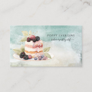 Carte De Visite boulangerie pâtisserie chef pâtisserie cuisine