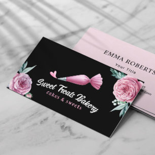 Carte De Visite Boulangerie Pâtisserie Chef Poulet Sac & Coeur Flo