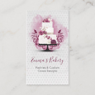 Carte De Visite boulangerie, pâtisserie, gâteaux & sucreries