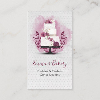 Carte De Visite boulangerie, pâtisserie, gâteaux & sucreries
