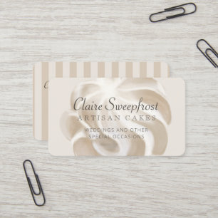 Carte De Visite boulangerie pâtisserie mariage gâteaux cupcakes 