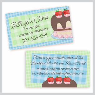 Carte De Visite boulangerie pâtisserie pâtisserie mariage pâtisser