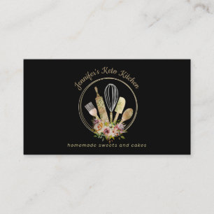 Carte De Visite Boulangerie Rustique Pâtisserie saine Maison chef