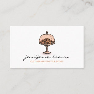 Carte De Visite Boulangerie Rustique Rétro Sucres Pâtisserie Macar