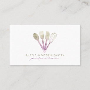 Carte De Visite Boulangerie Unique Jaune Rose