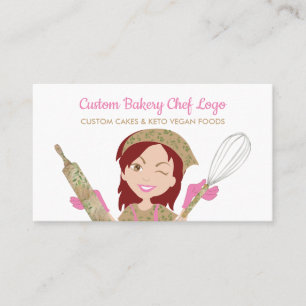 Carte De Visite Boulangerie végétarienne de pâtisserie d'eucalyptu