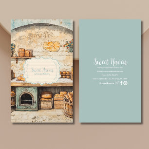 Carte De Visite Boulangerie vintage Chic