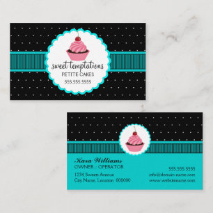 Carte De Visite Boulangerie Whimsal Cupcake