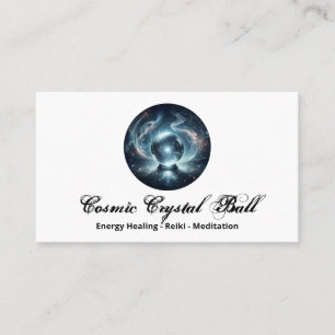Carte De Visite Boule de cristal Méditation énergétique Reiki