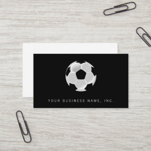 Carte De Visite Boule de football du football du football