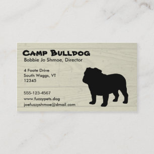 Carte De Visite Bouledogue