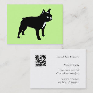 Carte De Visite Bouledogue français