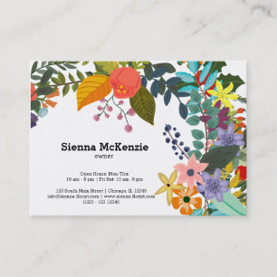 Carte De Visite Bouquet de fleurs