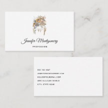 Bouquet de fleurs Boho et Dreamcatcher