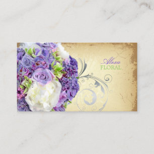 Carte De Visite Bouquet de mariées PixDezines, fleuristes/do-it-yo