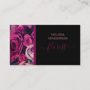 Carte De Visite Bouquet floral romantique 